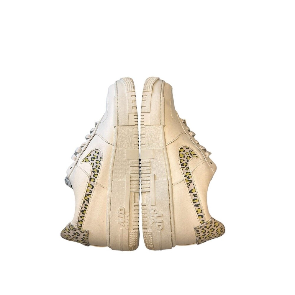 Nike Air Force 1 Low Pixel SE Leopard Sail Lemon Twist Women's Sneakers Size 9.5 - Picture 5 of 7